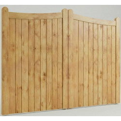 Dorchester Cladded Driveway Gates