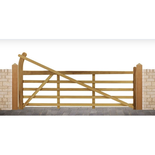 Estate 5 Bar Field Gate