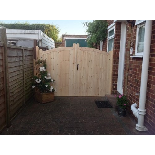 Canterbury Cladded Driveway Gates