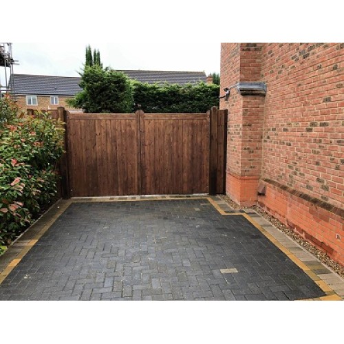 Chesterfield Cladded Driveway Gates