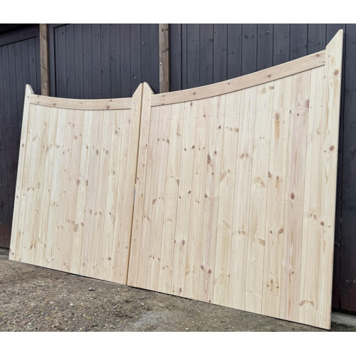 Devon Cladded Driveway Gates