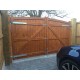 Canterbury Cladded Driveway Gates