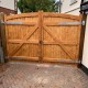 Canterbury Cladded Driveway Gates