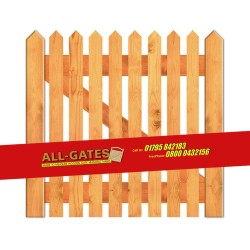 Pointed Top Palisade Gates Pointed Top Palisade Gates