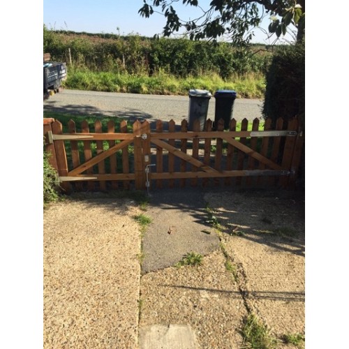 Pointed Top Palisade Gates Pointed Top Palisade Gates